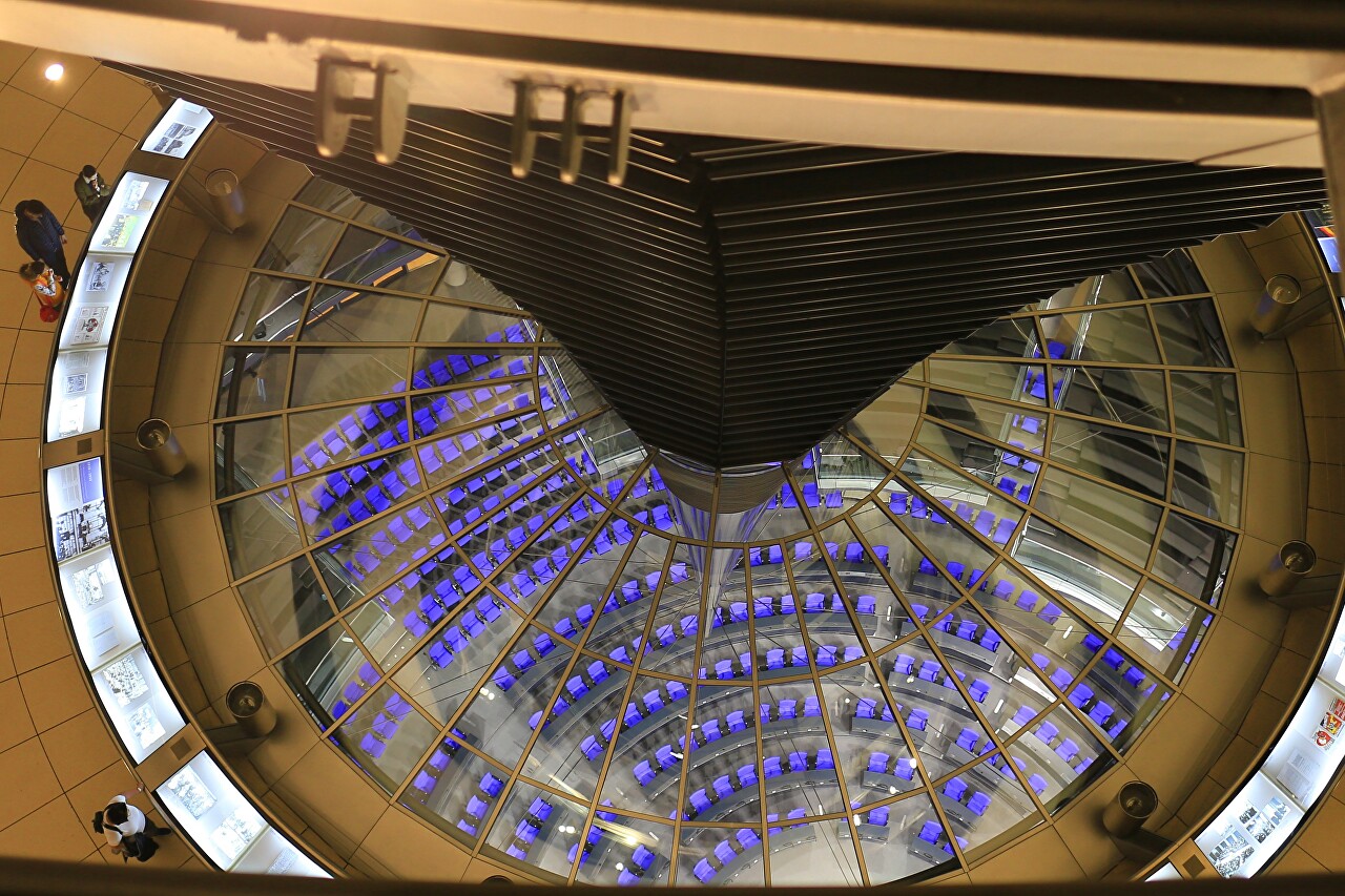 Night Visit to Reichstag Dome, Berlin