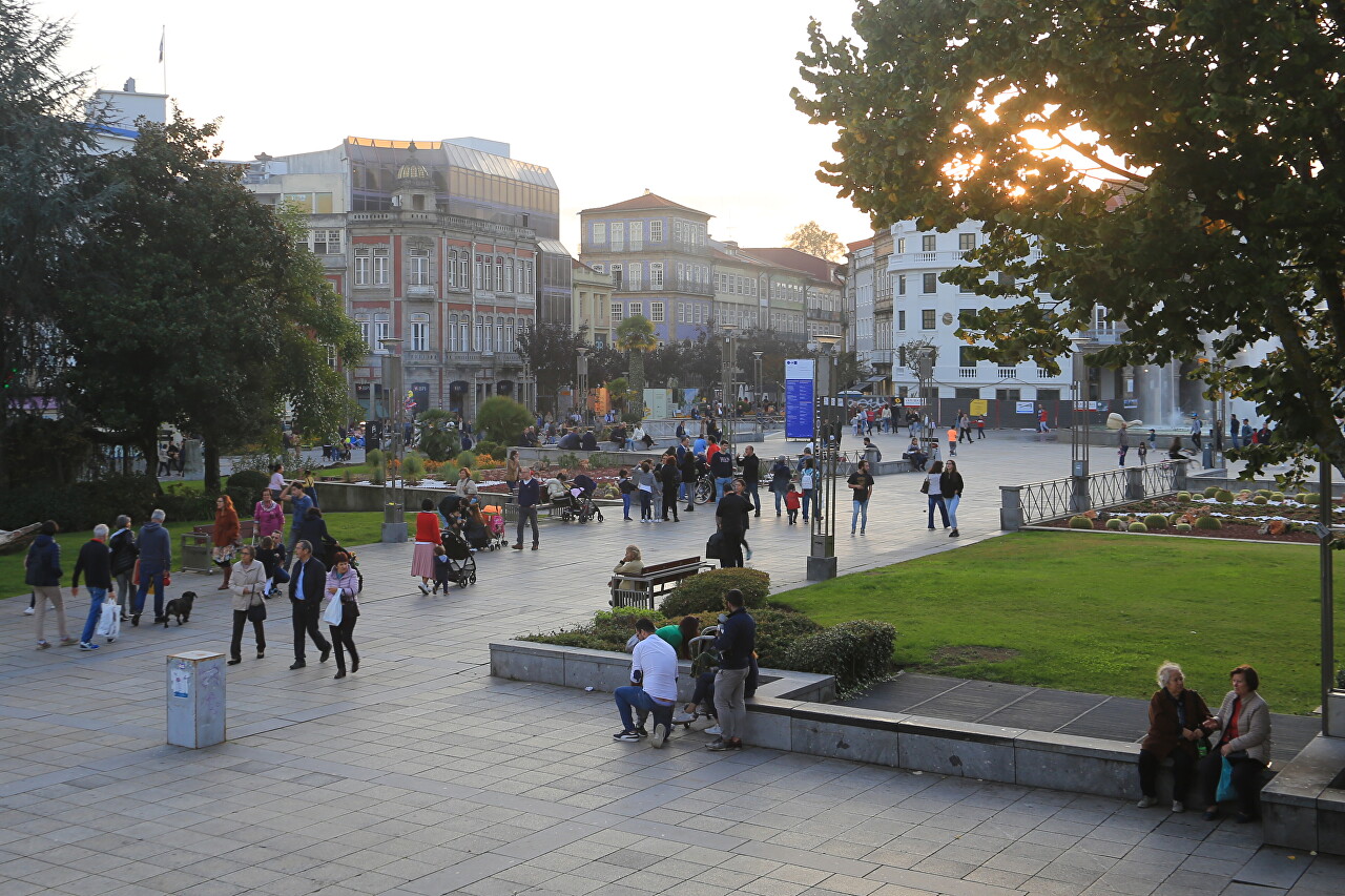 First Walk in Braga, October Evening