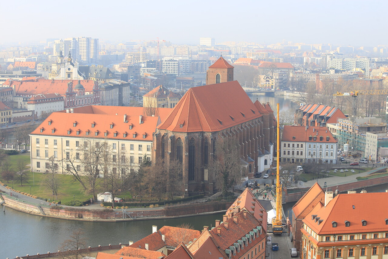 Wroclaw. View from the Cathedral tower