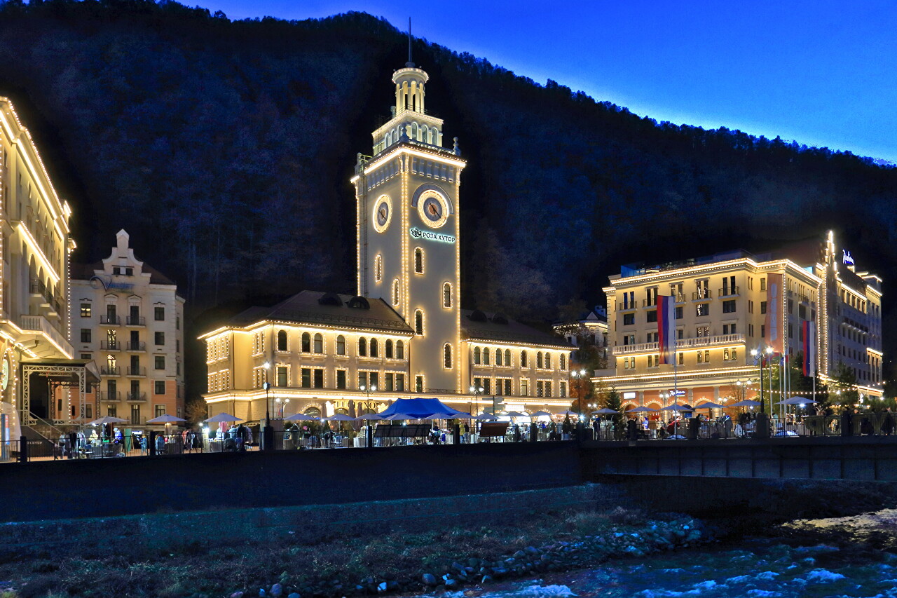 Rosa Khutor Evening Walk